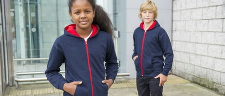 Kids Varsity Zip Hoodie